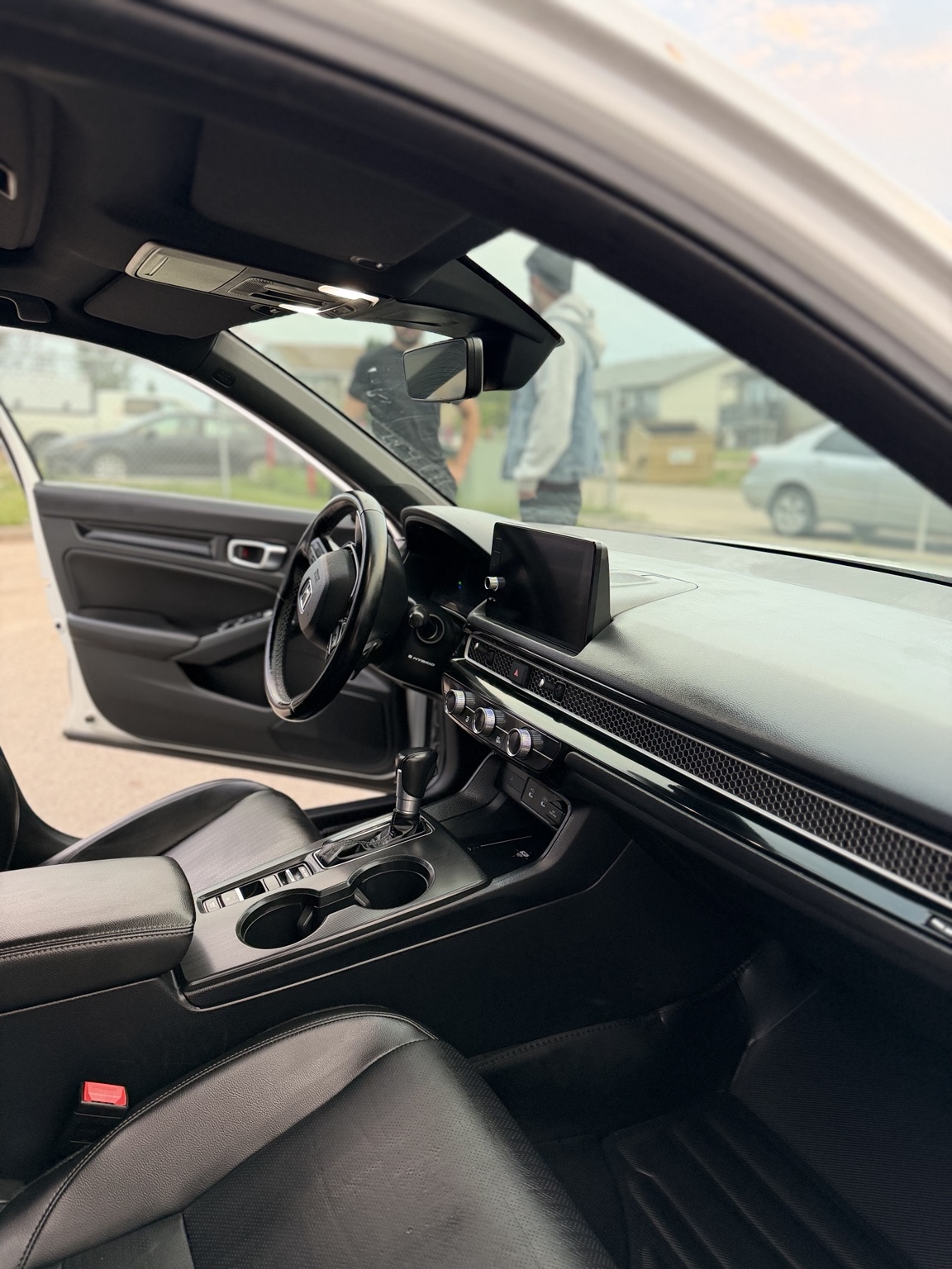 Freshly detailed car interior